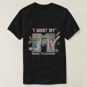 Mtv Ik wil mijn Retro Boombox.png T-shirt (Design voorkant)