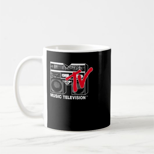 MTV Logo Red Boombox Grafisch Koffiemok (Links)