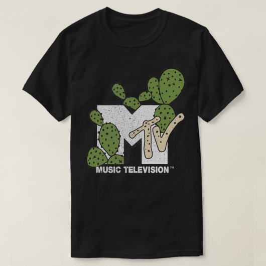 MTV Music Television Cactus Logo T-shirt (Design voorkant)
