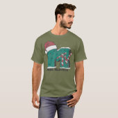MTV Music Television Candy Cane Kerstmis T-shirt (Voorkant volledig)