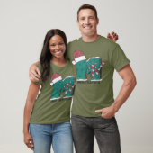 MTV Music Television Candy Cane Kerstmis T-shirt (Unisex)