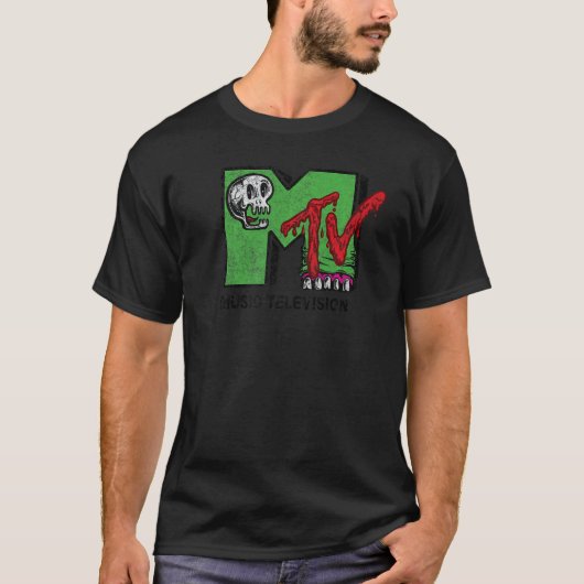 MTV Skull en Monster Teeth T-shirt (Voorkant)