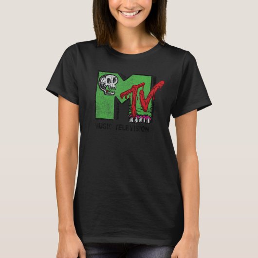 MTV Skull en Monster Teeth T-shirt (Voorkant)