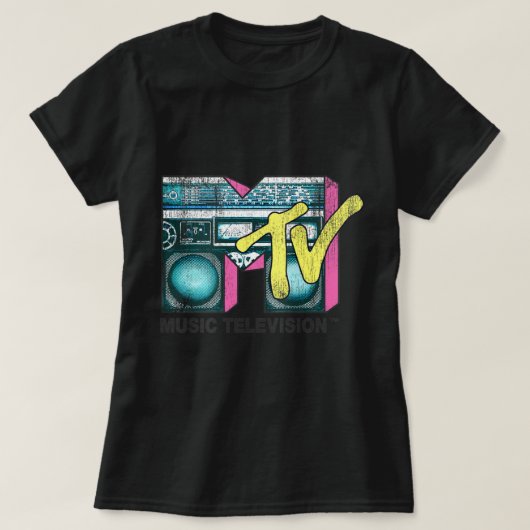 Mtv-sneltoets Boombox.png T-shirt (Design voorkant)