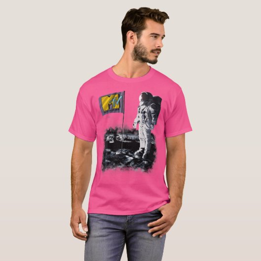 MTV Spaceman Moon Man Landing T-shirt (Voorkant volledig)