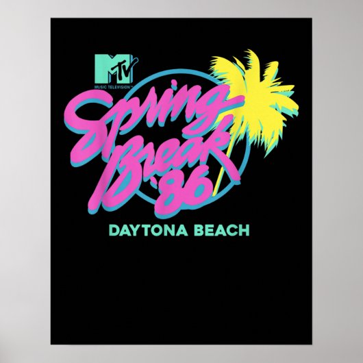 MTV Spring Break Daytona Poster (Voorkant)