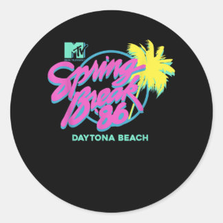 MTV Spring Break Daytona Ronde Sticker