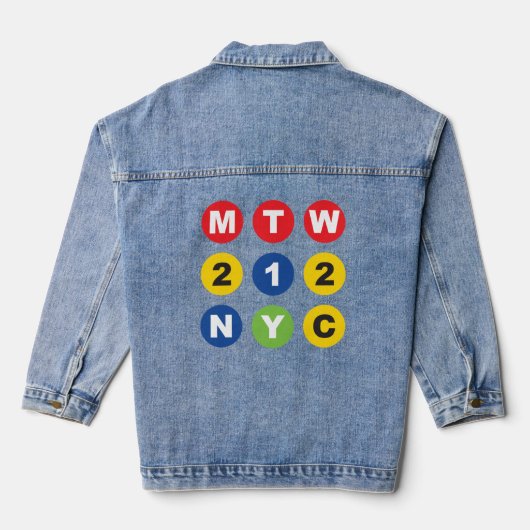 MTW logo Denim Jacket (Achterkant)