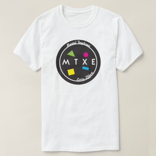 MTXE= Geestelijke dichtheid Extra inspanning T-shirt (Design voorkant)