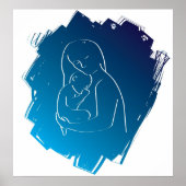 mu en baby poster (Voorkant)