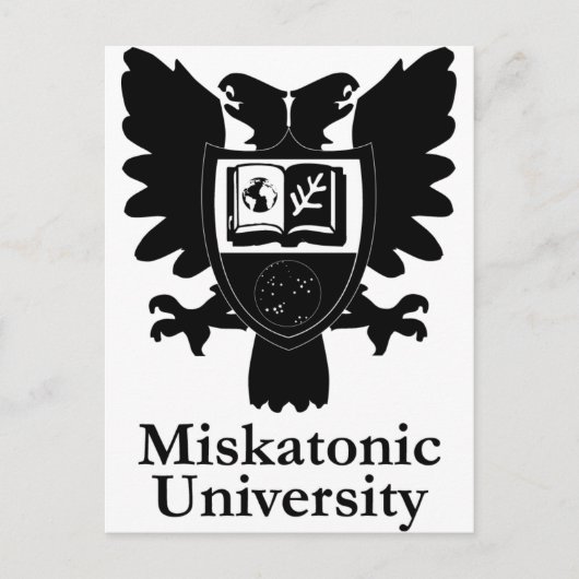 MU-Heraldic-Crest-zazzle Briefkaart (Voorkant)