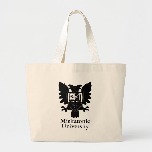 MU-Heraldic-Crest-zazzle Grote Tote Bag (Voorkant)