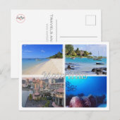 MU Mauritius - Briefkaart (Voorkant / Achterkant)