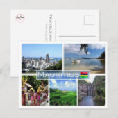 MU Mauritius - Briefkaart (Voorkant / Achterkant)