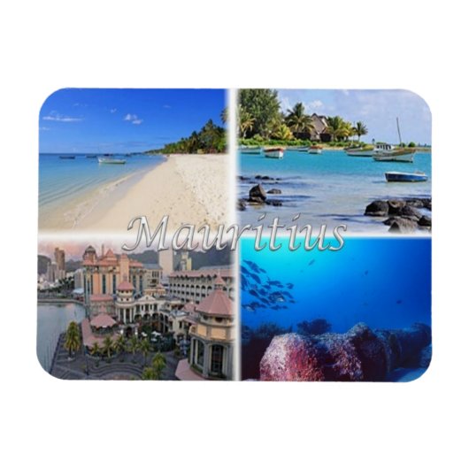 MU Mauritius - Magneet (Horizontaal)