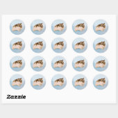 Mu Mu de Hamster Ronde Sticker (Vel)