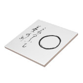 Mu (ongeldige stemmen), meditatie tegeltje (Zijkant)