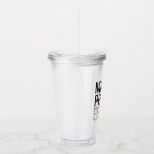 Mu Phi Epsilon-logo Acryl Drinkbeker (Rechts)