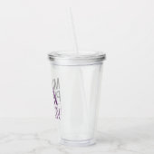 Mu Phi Epsilon-logo Acryl Drinkbeker (Links)