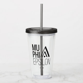 Mu Phi Epsilon-logo Acryl Drinkbeker