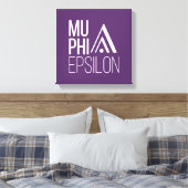 Mu Phi Epsilon-logo Canvas Afdruk (Insitu (Slaapkamer))