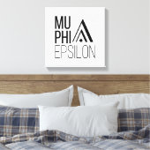 Mu Phi Epsilon-logo Canvas Afdruk (Insitu (Slaapkamer))