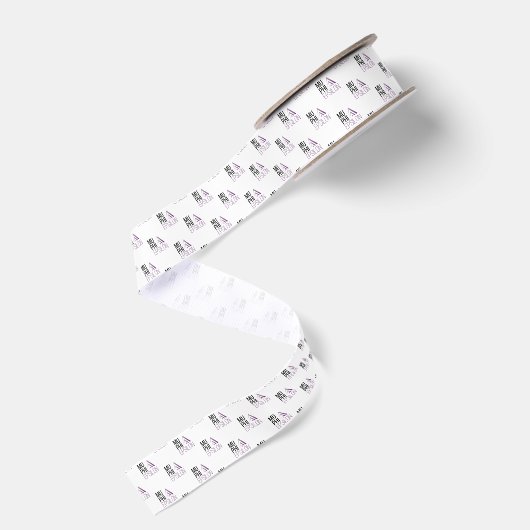 Mu Phi Epsilon-logo Grosgrain Lint (Achterkant)