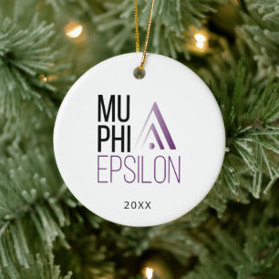Mu Phi Epsilon-logo Keramisch Ornament
