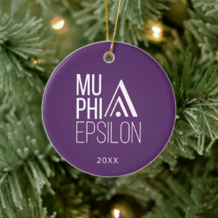 Mu Phi Epsilon-logo Keramisch Ornament