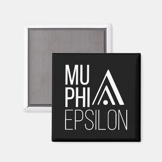 Mu Phi Epsilon-logo Magneet (Voorkant / Achterkant)