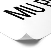 Mu Phi Epsilon-logo Poster (Hoek)