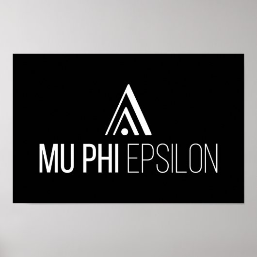Mu Phi Epsilon-logo Poster (Voorkant)