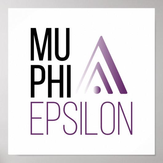 Mu Phi Epsilon-logo Poster (Voorkant)