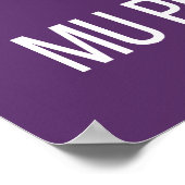 Mu Phi Epsilon-logo Poster (Hoek)