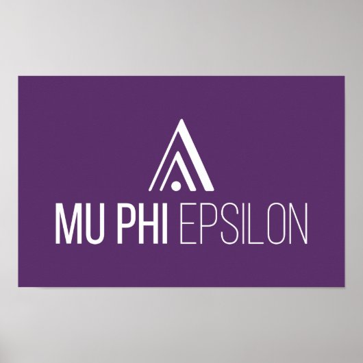 Mu Phi Epsilon-logo Poster (Voorkant)