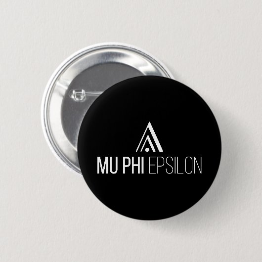 Mu Phi Epsilon-logo Ronde Button 5,7 Cm (Voorkant /achterkant)