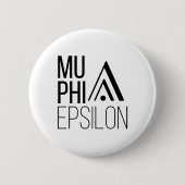 Mu Phi Epsilon-logo Ronde Button 5,7 Cm (Voorkant)