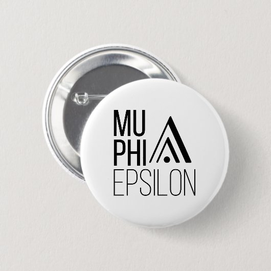 Mu Phi Epsilon-logo Ronde Button 5,7 Cm (Voorkant /achterkant)