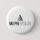 Mu Phi Epsilon-logo Ronde Button 5,7 Cm (Voorkant)