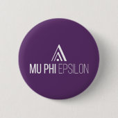 Mu Phi Epsilon-logo Ronde Button 5,7 Cm (Voorkant)