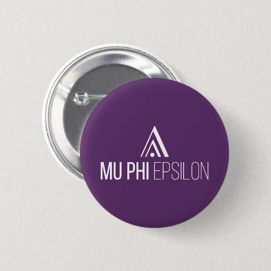 Mu Phi Epsilon-logo Ronde Button 5,7 Cm (Voorkant /achterkant)