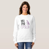 Mu Phi Epsilon-logo Trui (Voorkant volledig)