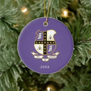 Mu Phi Epsilon Wapen van de Orde Keramisch Ornament
