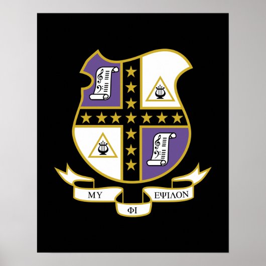 Mu Phi Epsilon Wapen van de Orde Poster (Voorkant)