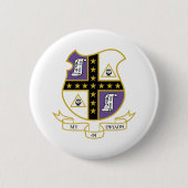 Mu Phi Epsilon Wapen van de Orde Ronde Button 5,7 Cm (Voorkant)