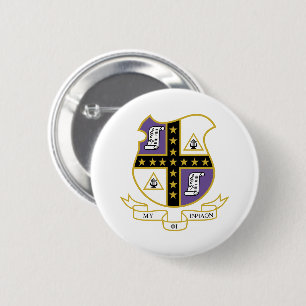 Mu Phi Epsilon Wapen van de Orde Ronde Button 5,7 Cm