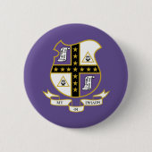 Mu Phi Epsilon Wapen van Eer Ronde Button 5,7 Cm (Voorkant)