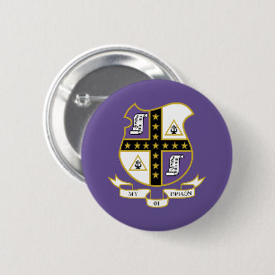 Mu Phi Epsilon Wapen van Eer Ronde Button 5,7 Cm