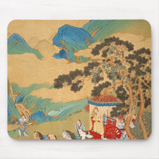 Mu Wang van de Chou-dynastie in Muismat (Voorkant)
