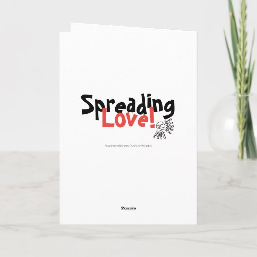 Muah! Kiss Emoji Feestdagen Kaart (Achterkant)